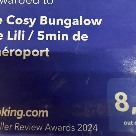 Le Cosy Bungalow De Lili / 5Min De L'Aeroport 레자빔 외부 사진