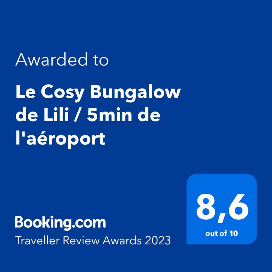 Le Cosy Bungalow De Lili / 5Min De L'Aeroport 레자빔 외부 사진